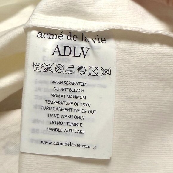 NWOT ADLV Rabbit Bear Doll Logo Short Sleeve Oversized T-Shirt - Picture 8 of 10